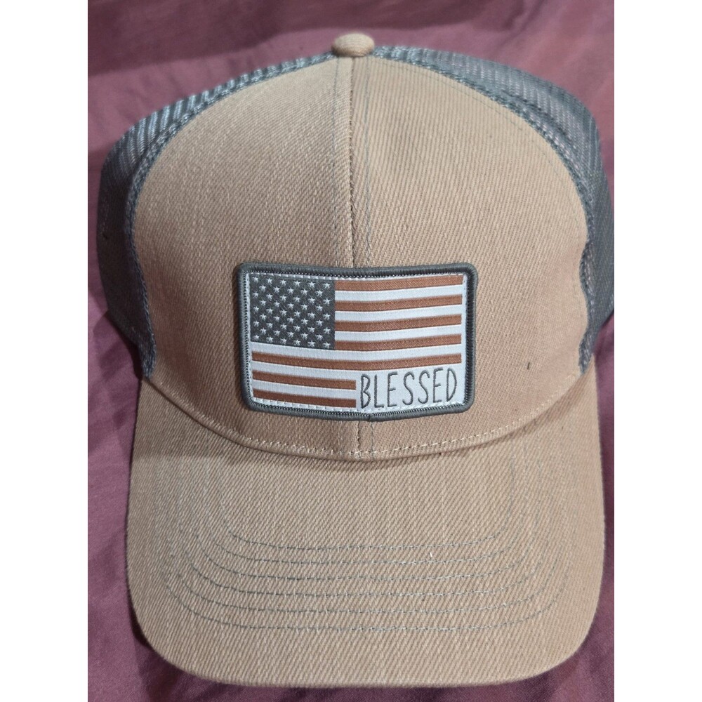Rural King Blessed Truckers Hat NWT With Flag
